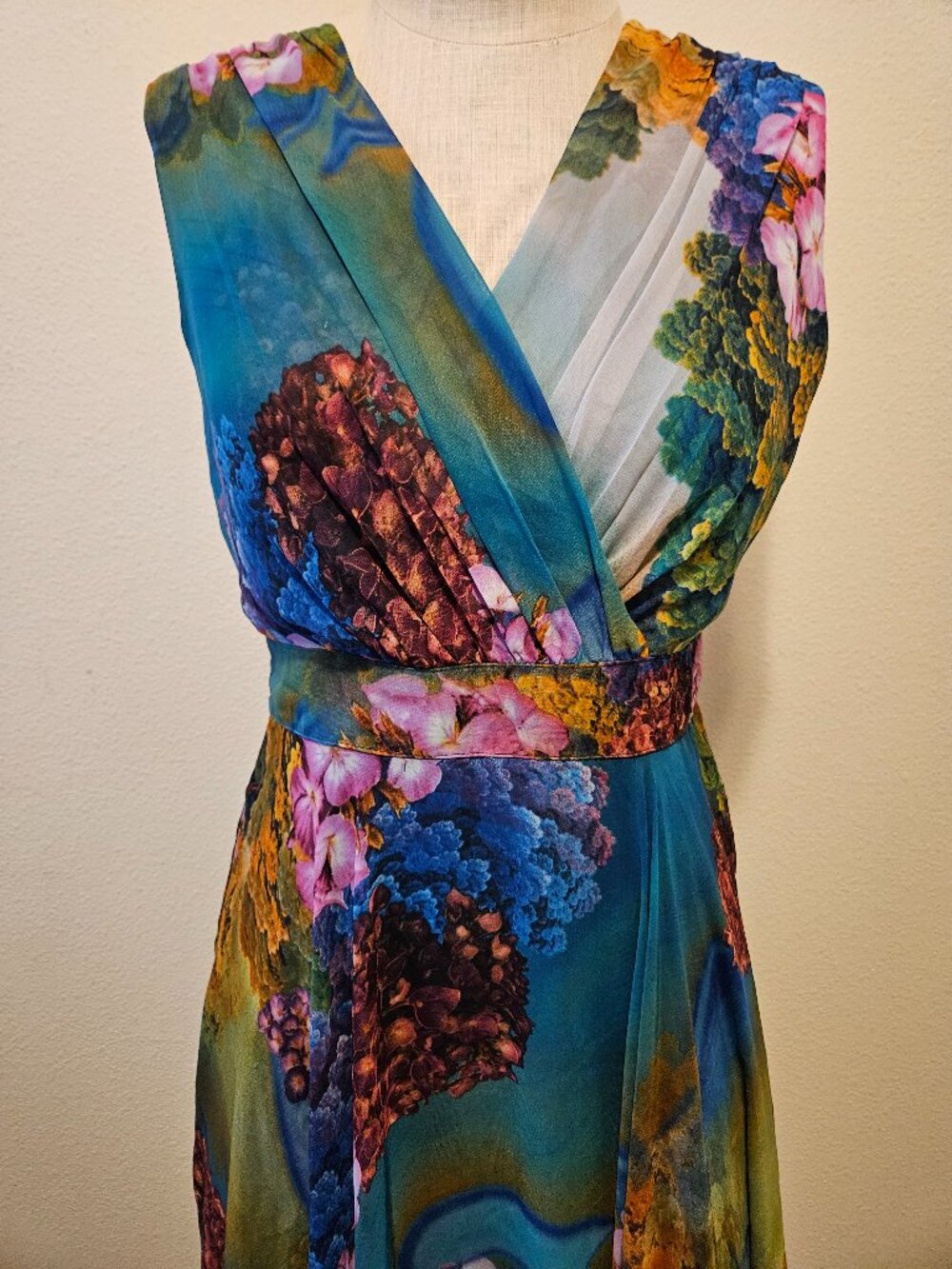 Gorgeous fairy floral chiffon summer dress - great condition